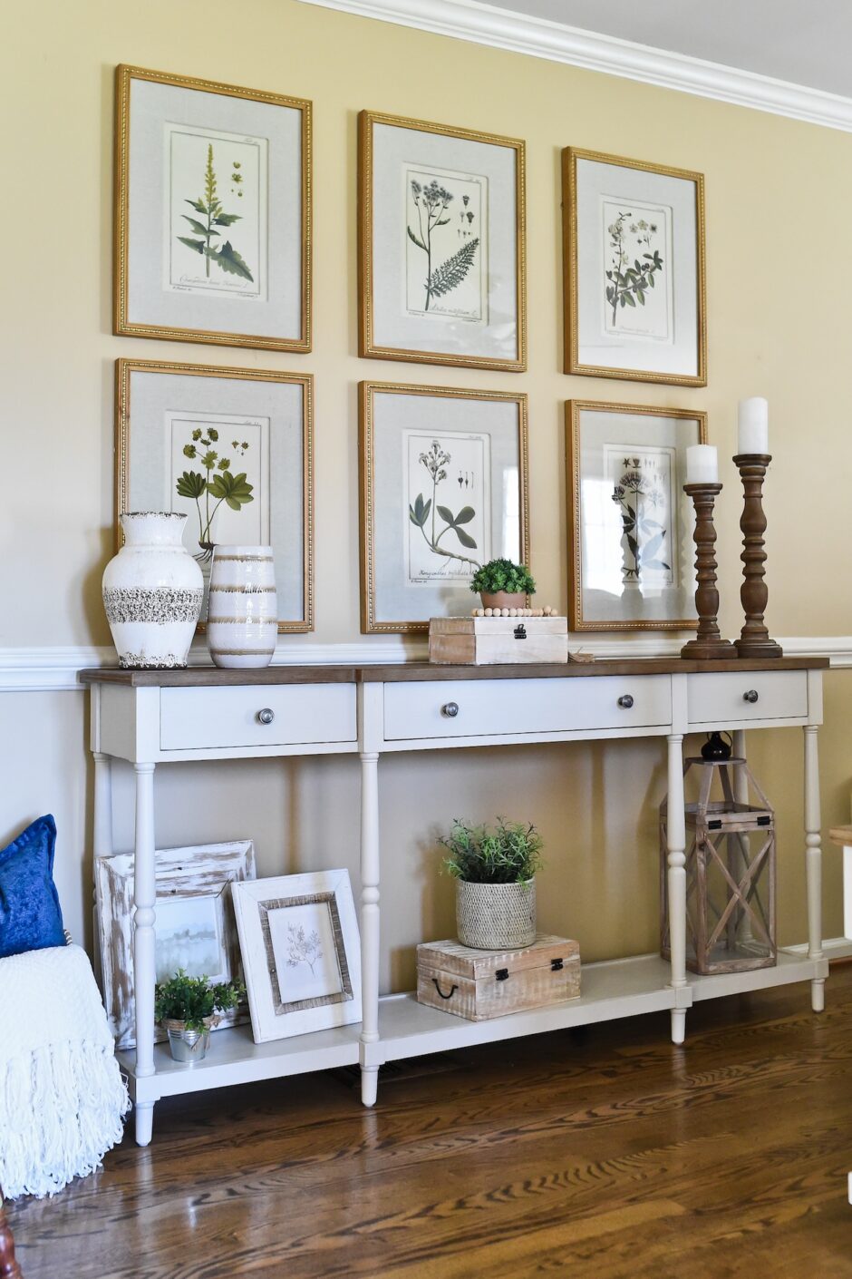 Dining Room Sideboard Console Table Gallery Wall